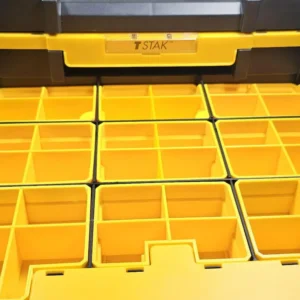 DeWalt TSTAK Drawer Unit: Stackable Tool Organizer with 9 Bins - DWST1-70706