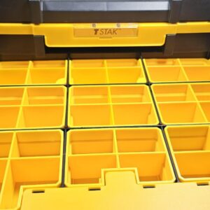 DeWalt TSTAK Drawer Unit: Full set of 9 Bins - DWST1-70706