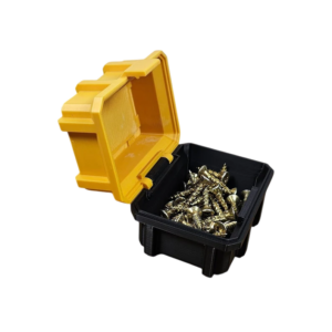 Storage case small for screws nuts and bolts.