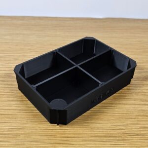 DeWalt TSTAK / Stanley Pro-Stack shallow organiser tray / nesting cup with dividers