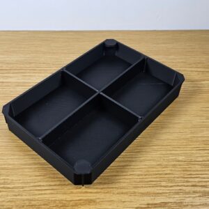DeWalt TSTAK / Stanley Pro-Stack shallow large organiser tray / nesting cup with dividers