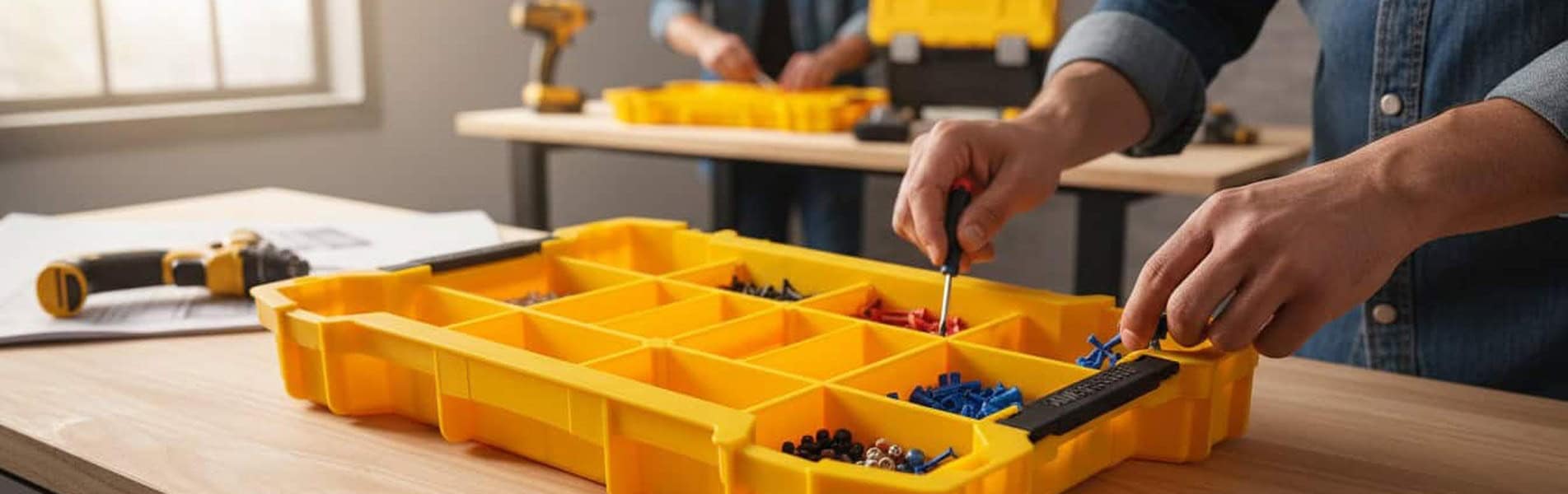 3D-printed tool organisers for ToughSystem 2.0 and Stanley Pro-Stack cases